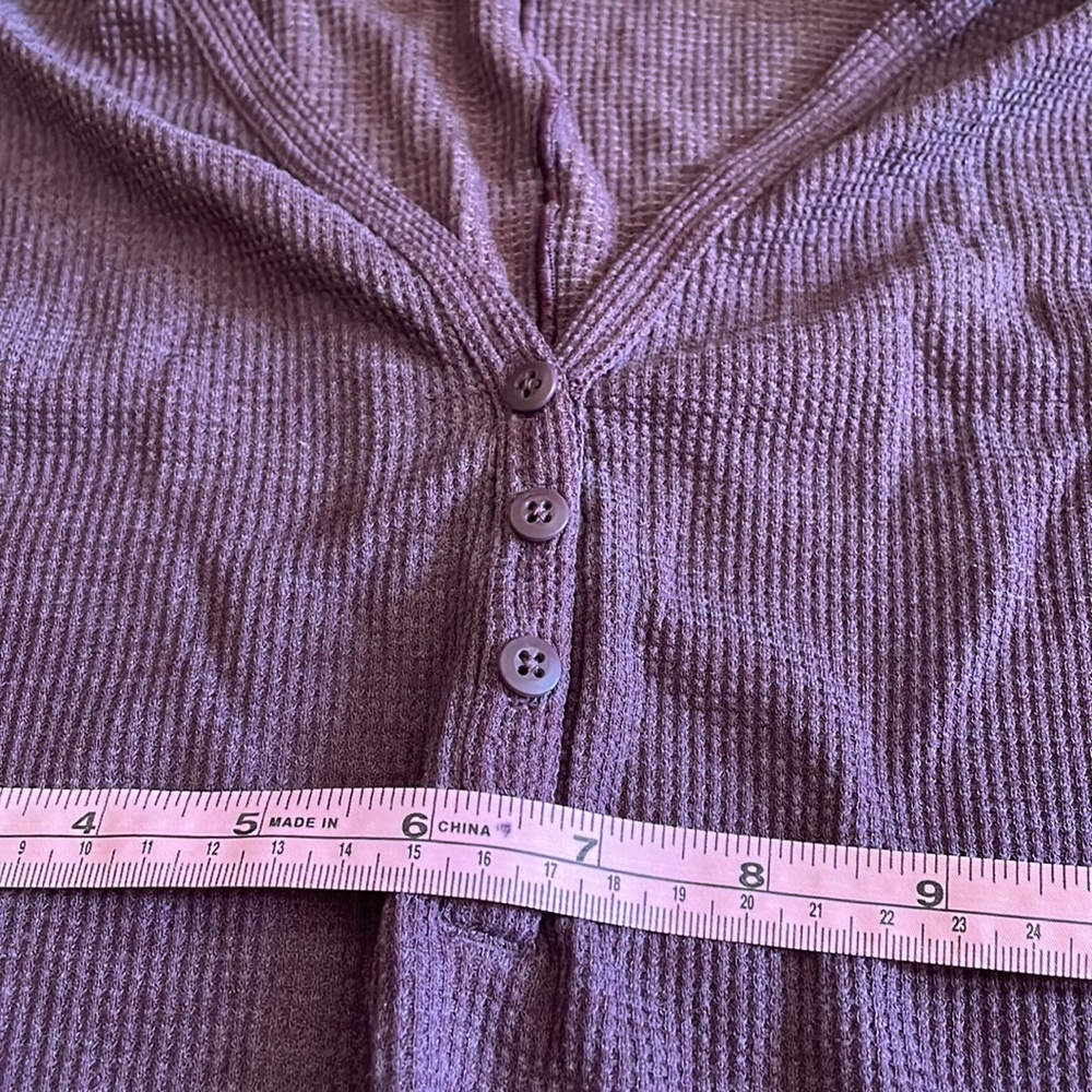 Lululemon Waffleknit Henley - Picture 2 of 3